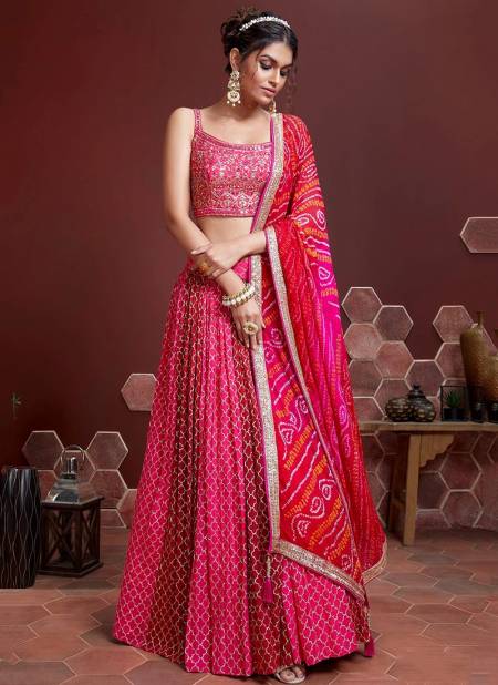 Pink Mandakini 101 New Exclusive Stylish Party Wear Latest Lehenga Choli Collection 105
